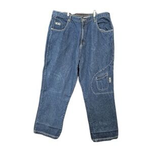 Vintage Don Jeans Mens 42 (42x34) Blue Relaxed Baggy Denim Wide Leg Y2K Skater